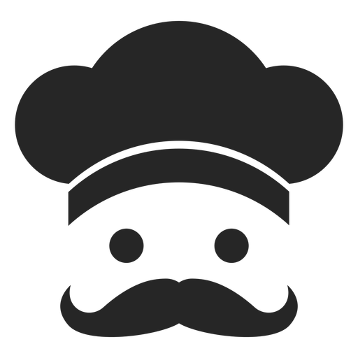 Chef Face Flat Icon