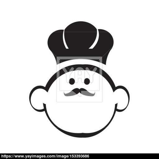 Chef Head Icon Vector
