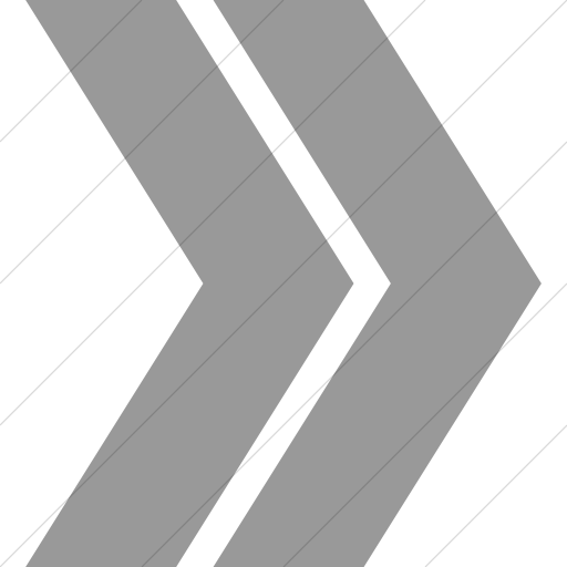 Simple Light Gray Classic Arrows Double Chevron Right Icon