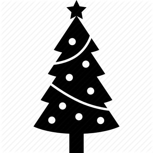 Christmas, Decoration, Holiday, Ornaments, Tinsel, Tree, Xmas Icon