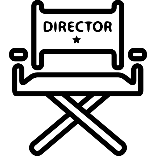 Cinema Director Chair Icons Free Download