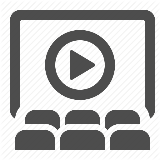 Chairs, Cinema, Clip, Entertainment, Film, Movie, Video Icon