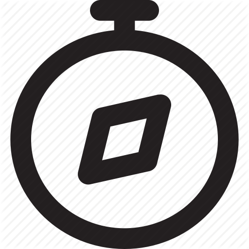 Compas, Gps, Map, Navigation, Outline, Travel Icon