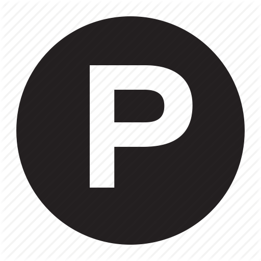 P Sign, Parking, Street Signs, Transportation, Trucking Icon