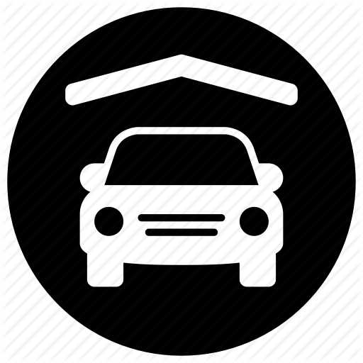 Car, Garage, Parking, Parking Lot, Parking Space, Roof, Vehicle Icon