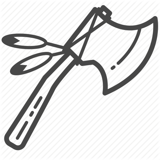 American, Axe, Clan, Indian, Native, Tribe, Weapon Icon