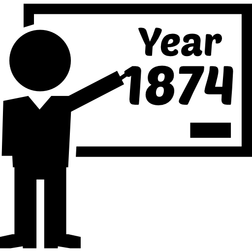 Professor In History Class Pointing Year On Whiteboard