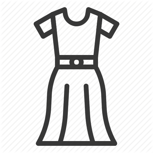 Clothes, Dress, Fashion, Female, Women, Women's Clothing Icon