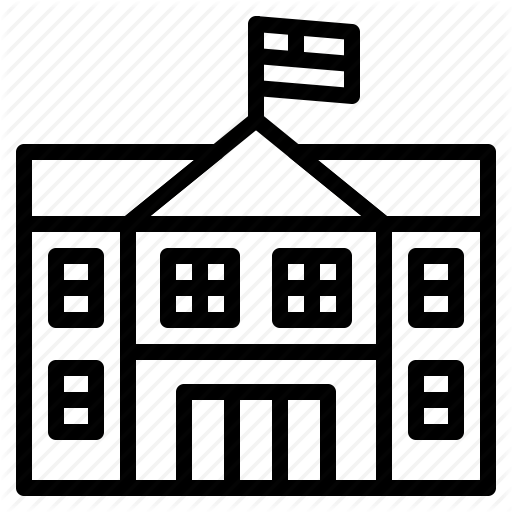 Building, Campus, Collage, Education, School Icon