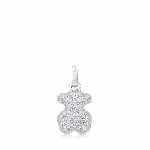 White Gold Icon Gems Pendant With Diamonds