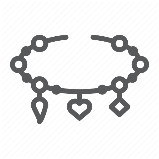 Accessory, Bracelet, Heart, Jewellery, Jewelry, Pendant Icon
