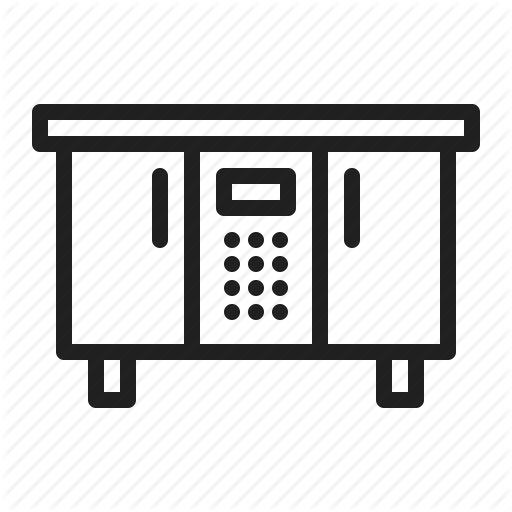 Commercial, Freezer, Fridge, Kitchen, Refrigerator Icon