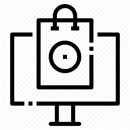 Bag, Computer, Online, Shop, Shopping Icon
