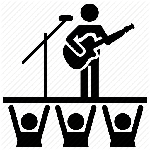 Concert, Music, Rock, Singer Icon