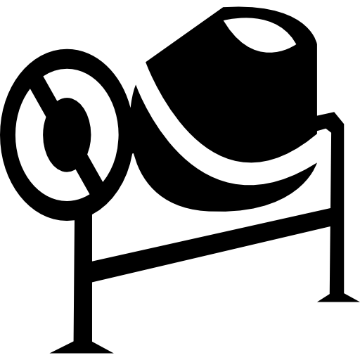 Concrete Mixer Tool Icons Free Download