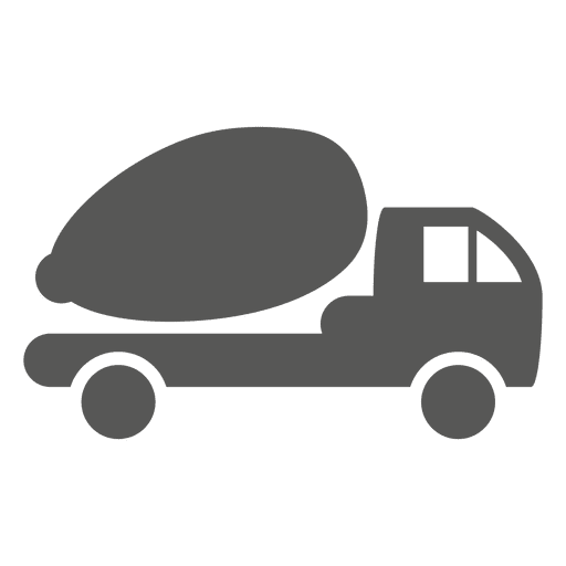 Concrete Mixer Truck Side Icon