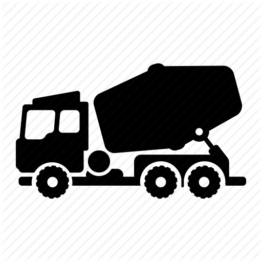 Building, Concrete, Construction, Industry, Mixer, Truck Icon