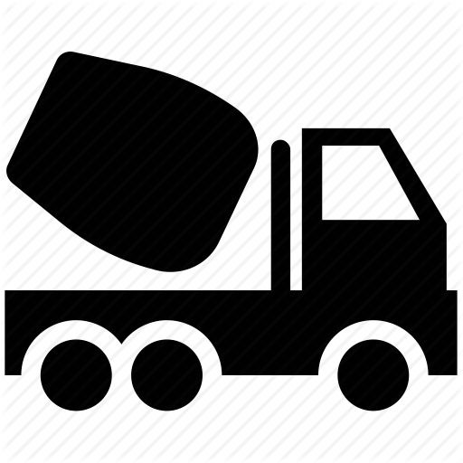 Cement, Concrete, Construction Vehicle, Mixer, Truck Icon