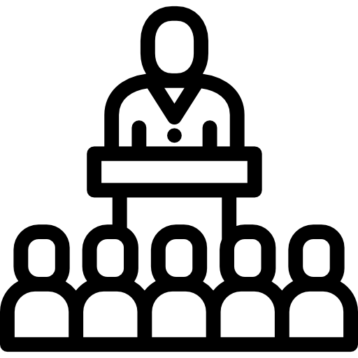 Conference Flat Icon