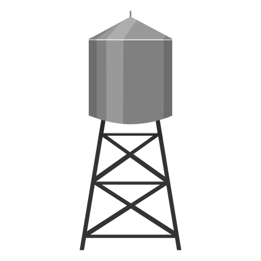 Water Tower Container Icon
