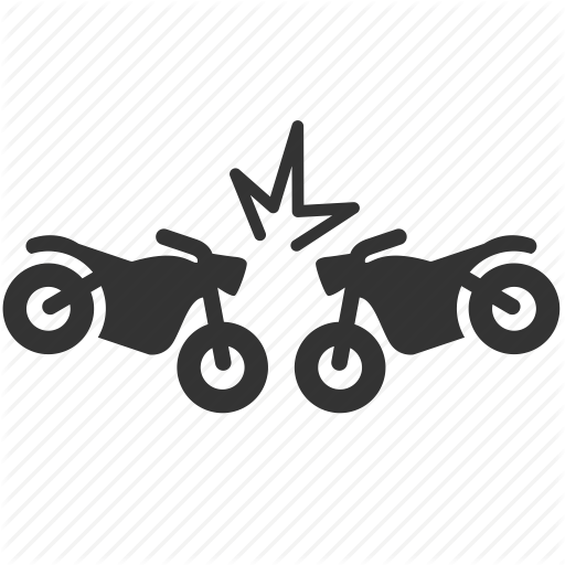 Accident, Bike, Break, Crash, Mishap, Motorcycle, Smash Icon