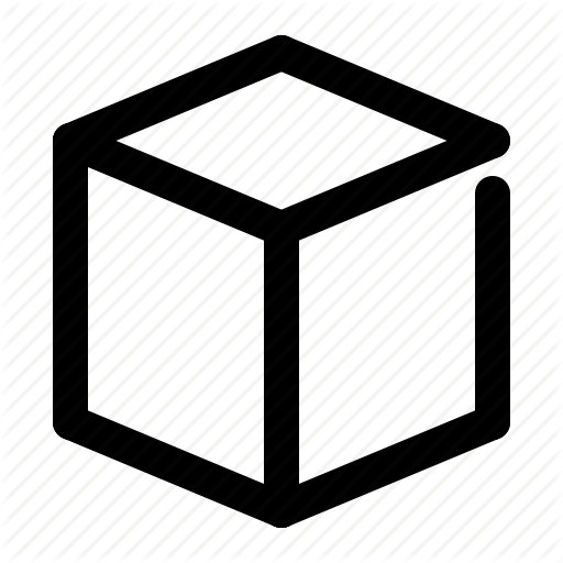 Cube, Perspective, Shape Icon