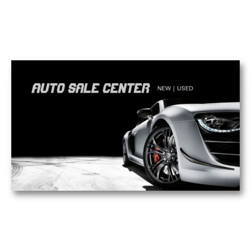 Auto Sale Car Dealership Business Card Ford