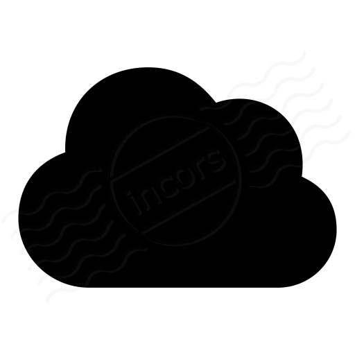 Iconexperience I Collection Cloud Dark Icon