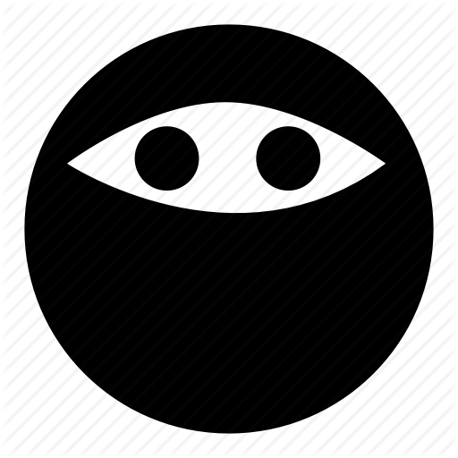 Dark, Emoticons, Mysterious, Ninja, Smiley Icon