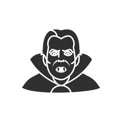 Blood Sucking, Dracula, Spooky, Vampire Icon