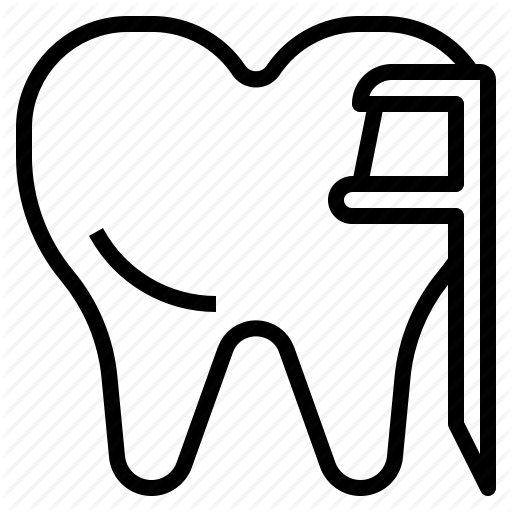 Clean, Dental, Disposable, Flosser, Teeth Icon