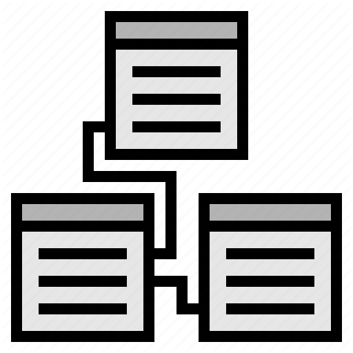 Database, Design, Development, Software, Structure Icon