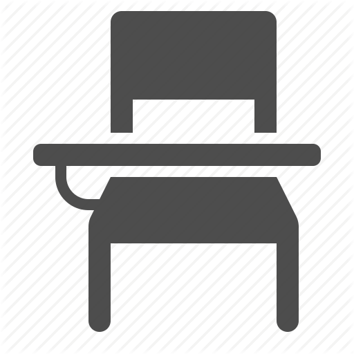 Bench, Chair, Classroom, Desk Icon