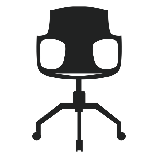 Modern Desk Chair Flat Icon