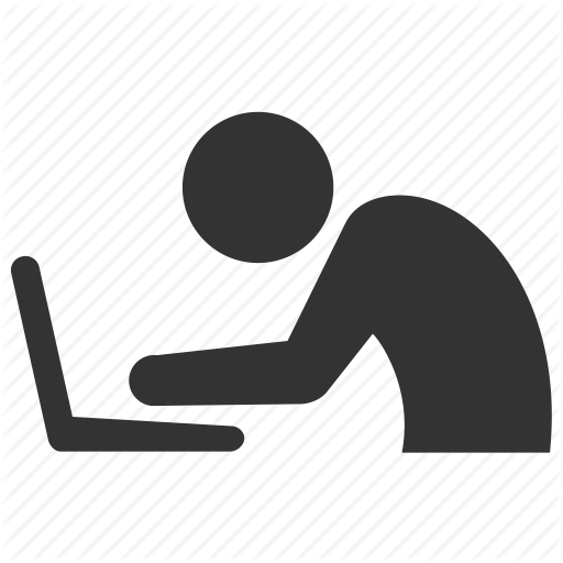 Chat, Developer, Office, Officer, Typing, Work, Working Icon