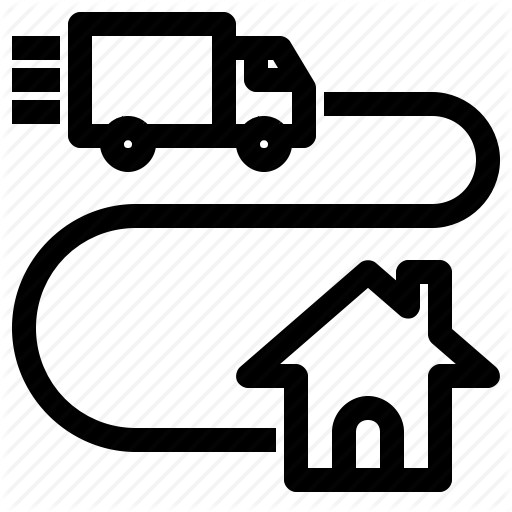 Carry, Delivery, Direct, House, Shipping, Truck Icon
