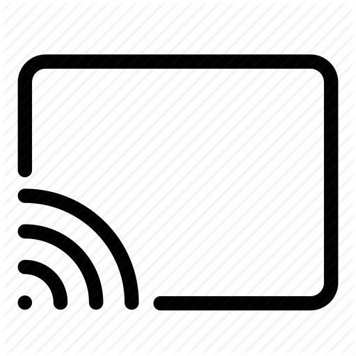 Cast, Connect, Display, Mirror, Pair, Send, Wifi Icon