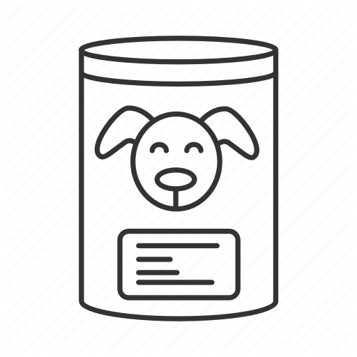 Can, Canned, Dog, Feed, Food, Meal, Pet Icon