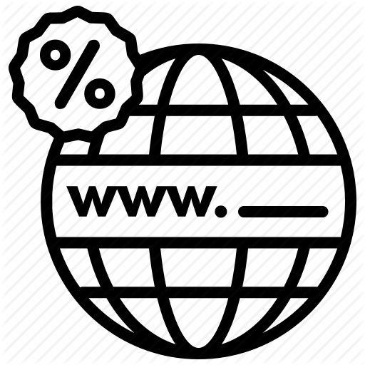 Discount, Domain, Hosting, Internet, Offer, Sale, Website Icon