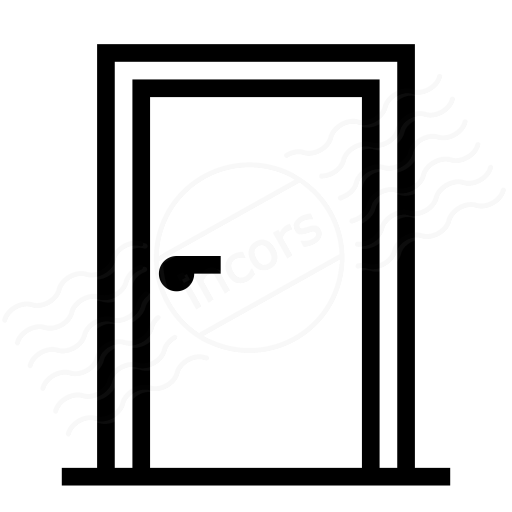 Iconexperience I Collection Door Closed Icon