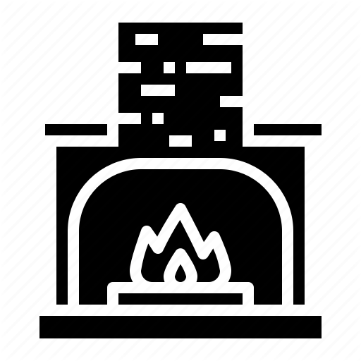 Chimney, Fireplace, Furniture, Warm Icon