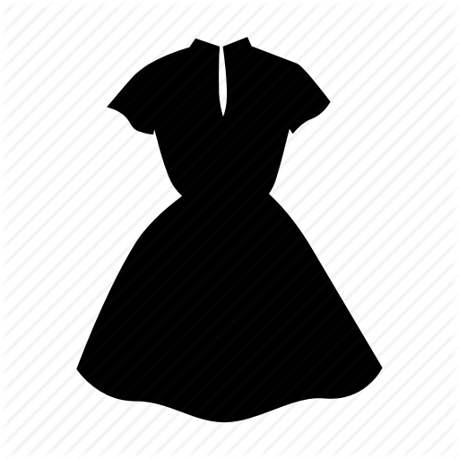 Clothes, Clothing, Dress, Dresses, Fashion, Shadow, Silhouette Icon