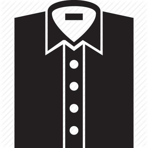 Button Up Shirt, Clothes, Clothing, Shirt Icon