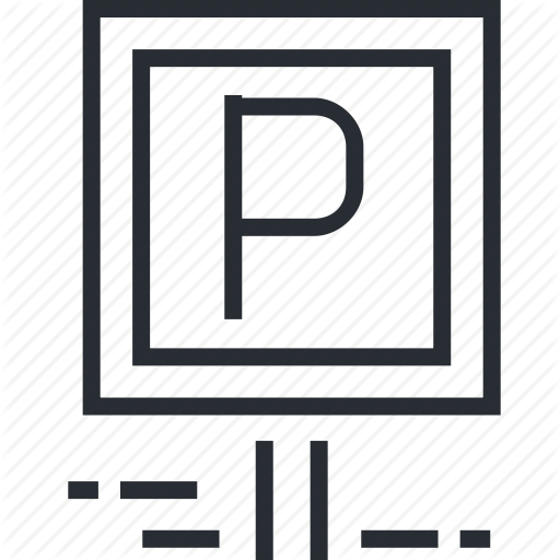 Free, Hotel, Line, Parking, Service, Thin, Travel Icon