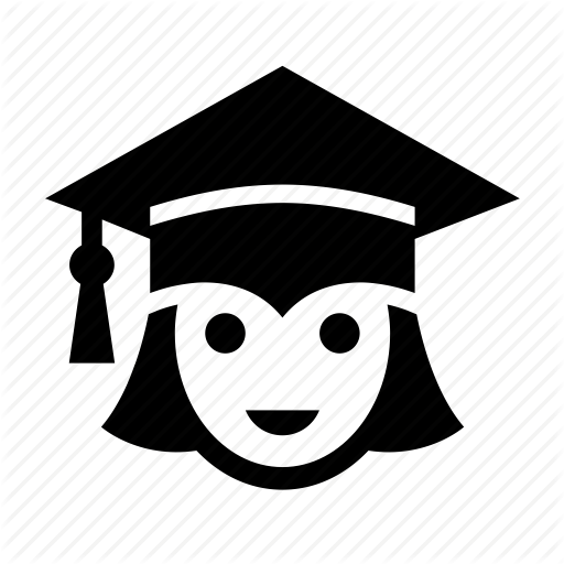 Education, Girl, Graduation, Graduation Cap, Student, Woman Icon