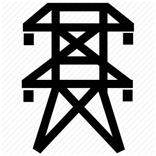 Electric, Electricity, Lines, Network, Power, Supply Icon