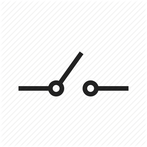 Electrical, Electricity, Light, Off, Power, Switch, Technology Icon