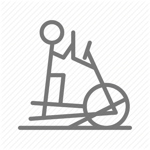 Cardio, Elliptical, Fitness, Gym, Machine, Pedal, Workout Icon