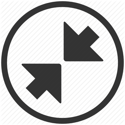 Arrow, Arrows, Expand, Minimize, Zoom Icon