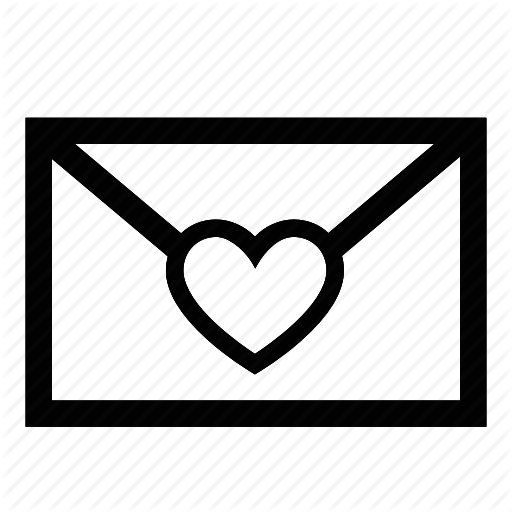 Envelope, Heart, Love Letter, Message, Sending Love Icon